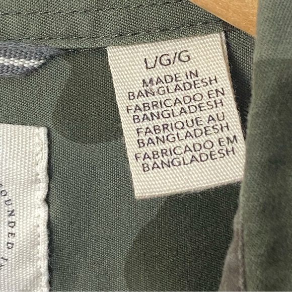 Dockers Premium Men’s Slim Fit Camo Long Sleeve Button Down Shirt Size Large - Picture 8 of 8